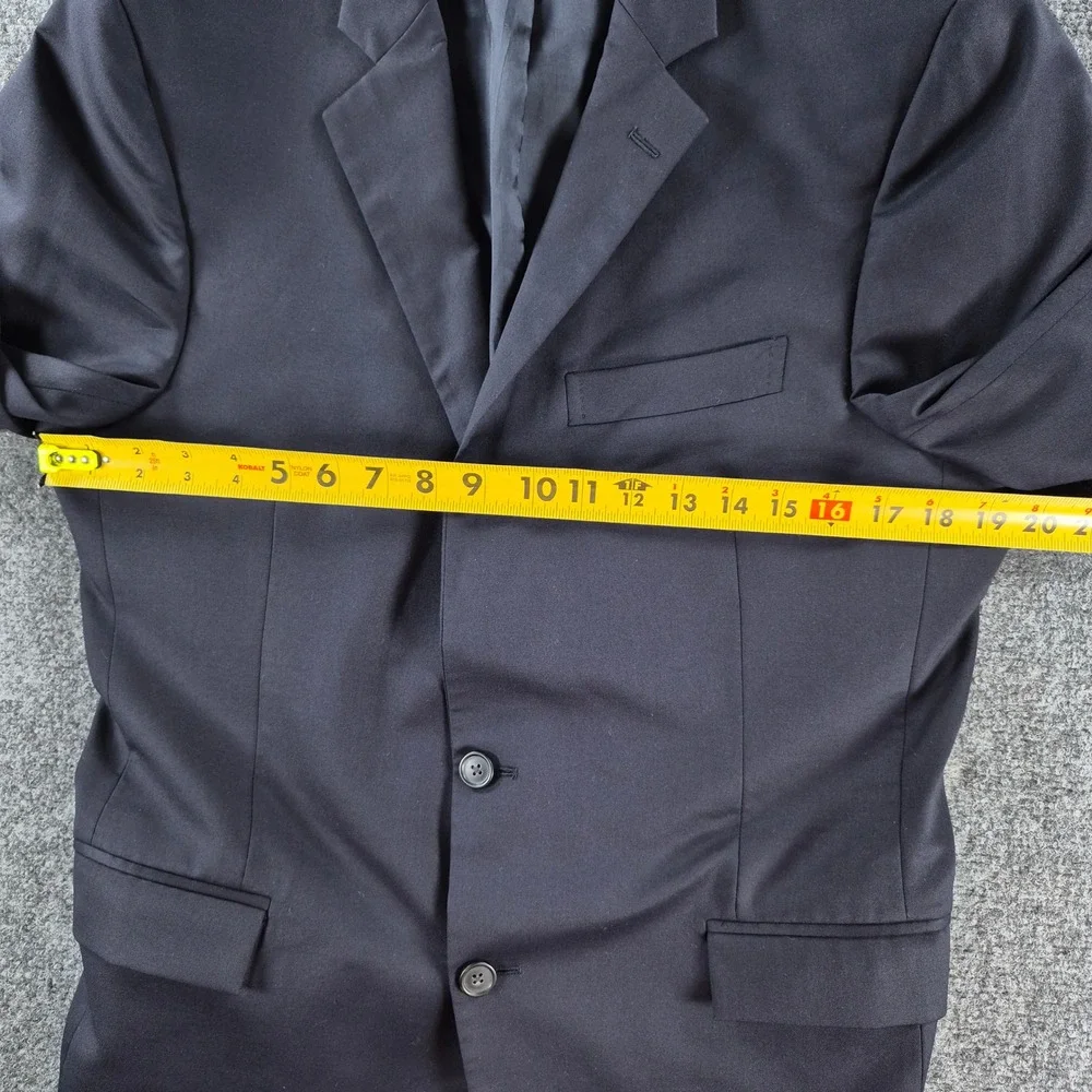 Brooks Brothers 1818 Regent Blazer Navy Wool Estrato Italy 40R 10075836R